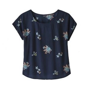 Patagonia Women's June Lake Top Navy NWT